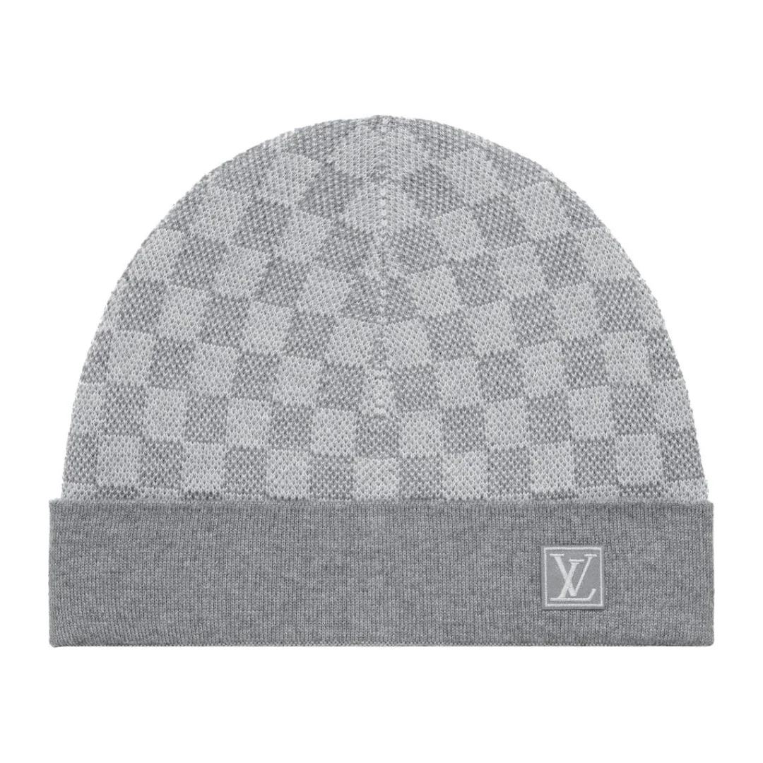 LV Beanie - Light Grey