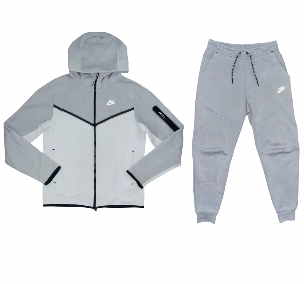 Nike Tech Fleece Tracksuit - Particle Grey - Light Grey/Grey
